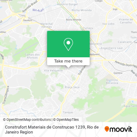 Construfort Materiais de Construcao 1239 map