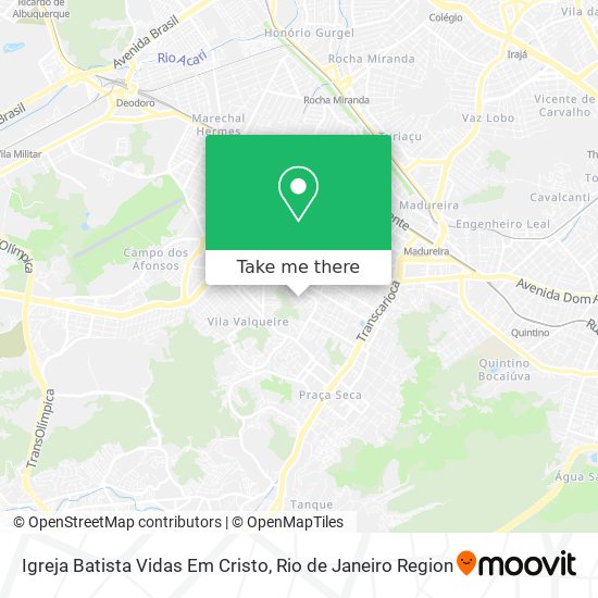 Igreja Batista Vidas Em Cristo map