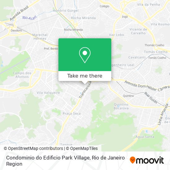 Condominio do Edificio Park Village map
