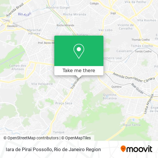 Iara de Pirai Possollo map
