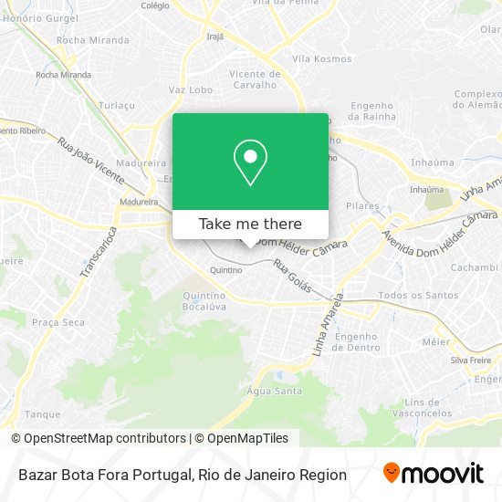 Bazar Bota Fora Portugal map