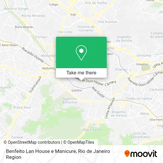 Benfeito Lan House e Manicure map