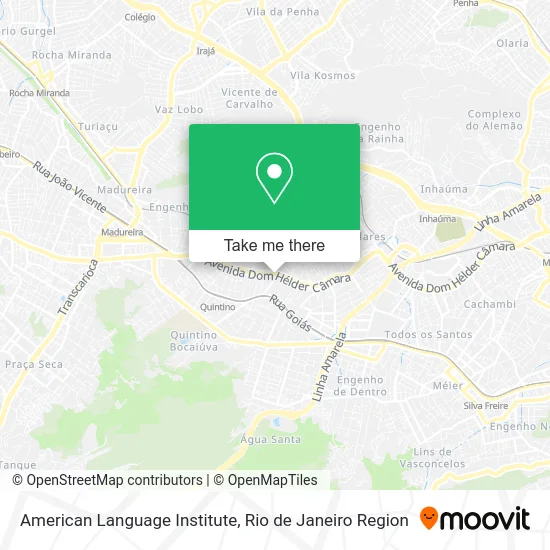 American Language Institute map