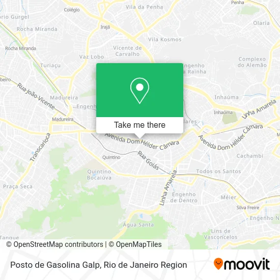 Posto de Gasolina Galp map