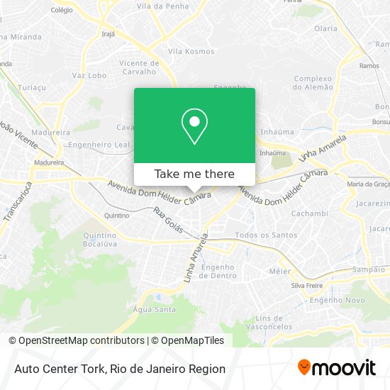 Mapa Auto Center Tork