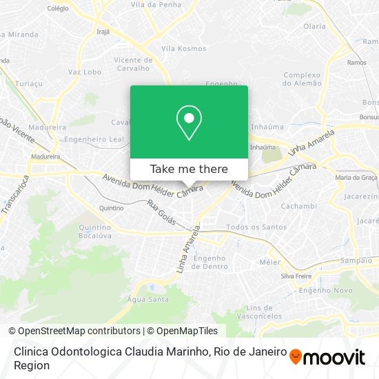 Mapa Clinica Odontologica Claudia Marinho