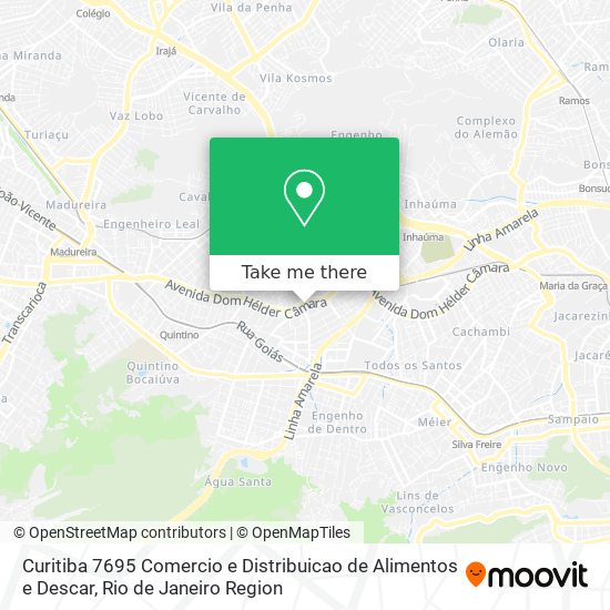 Curitiba 7695 Comercio e Distribuicao de Alimentos e Descar map