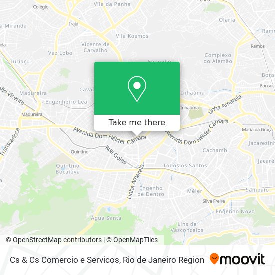 Mapa Cs & Cs Comercio e Servicos