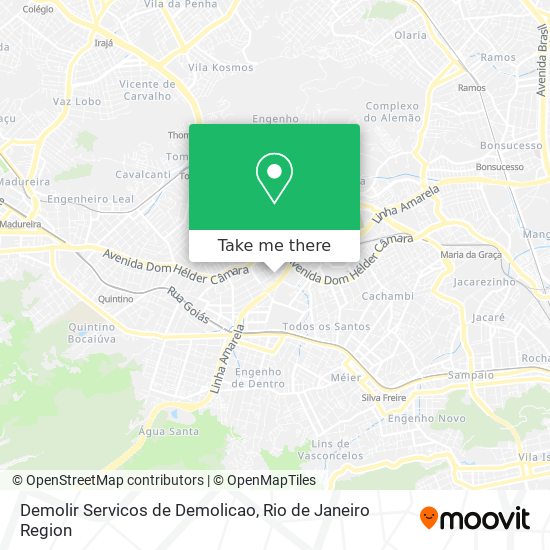 Mapa Demolir Servicos de Demolicao