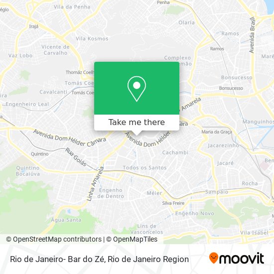 Rio de Janeiro- Bar do Zé map