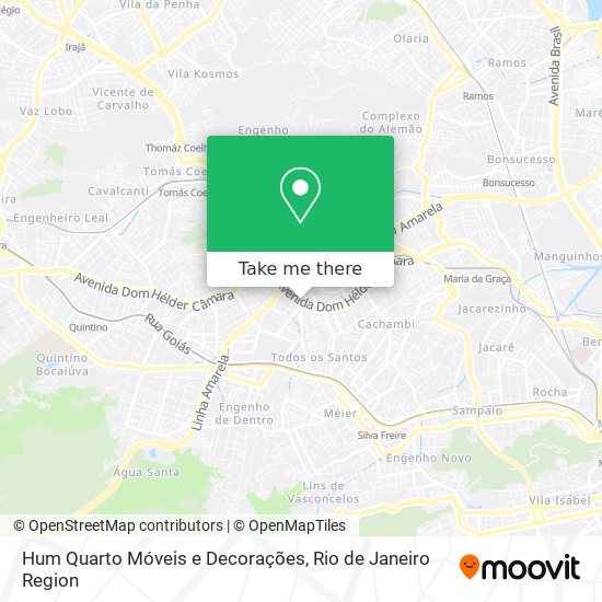 Hum Quarto Móveis e Decorações map