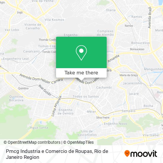 Mapa Pmcg Industria e Comercio de Roupas