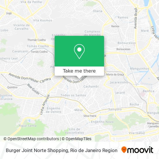 Burger Joint Norte Shopping map