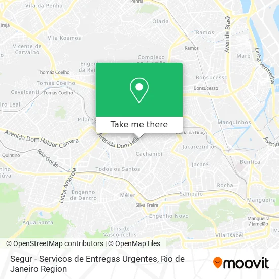 Segur - Servicos de Entregas Urgentes map