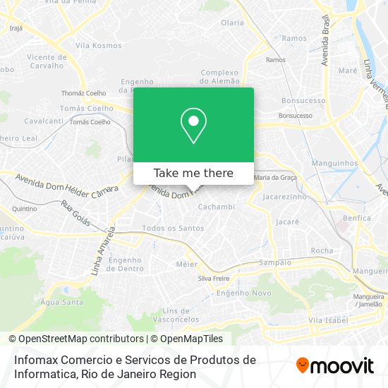 Mapa Infomax Comercio e Servicos de Produtos de Informatica