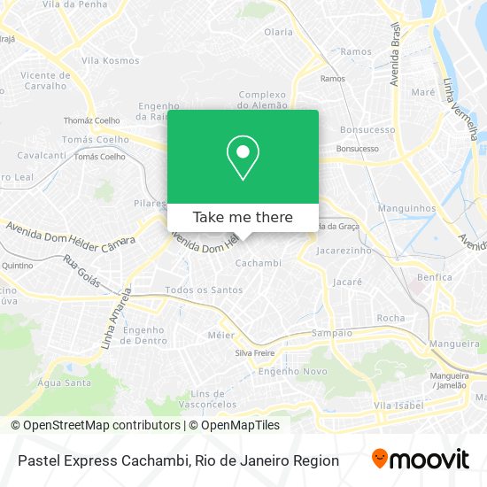 Pastel Express Cachambi map