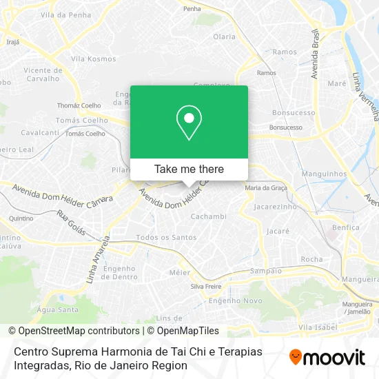 Centro Suprema Harmonia de Tai Chi e Terapias Integradas map