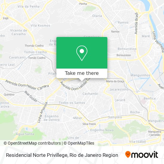 Residencial Norte Privillege map