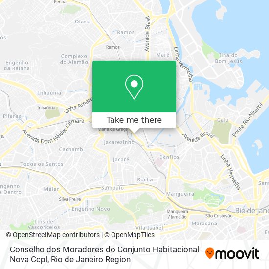 Conselho dos Moradores do Conjunto Habitacional Nova Ccpl map