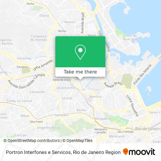 Portron Interfones e Servicos map