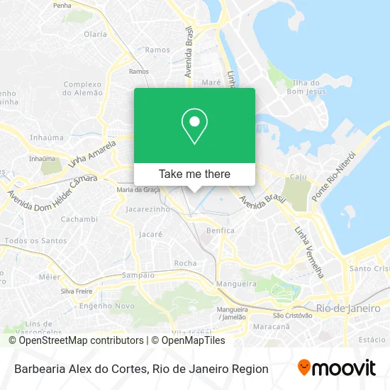 Barbearia Alex do Cortes map