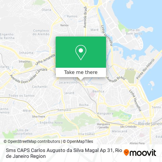 Sms CAPS Carlos Augusto da Silva Magal Ap 31 map