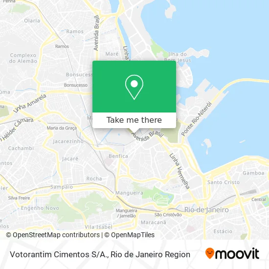 Votorantim Cimentos S/A. map