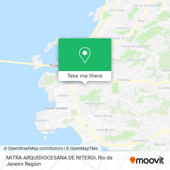 MITRA ARQUIDIOCESANA DE NITEROI map