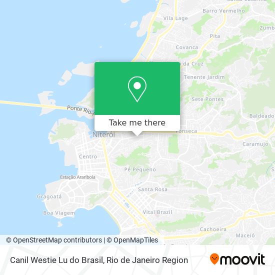 Canil Westie Lu do Brasil map