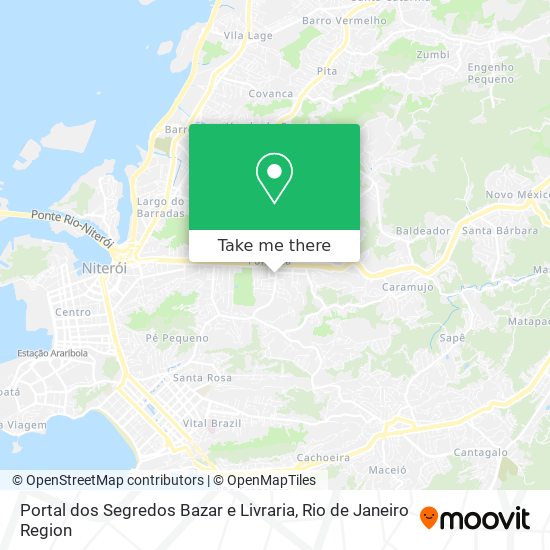 Portal dos Segredos Bazar e Livraria map