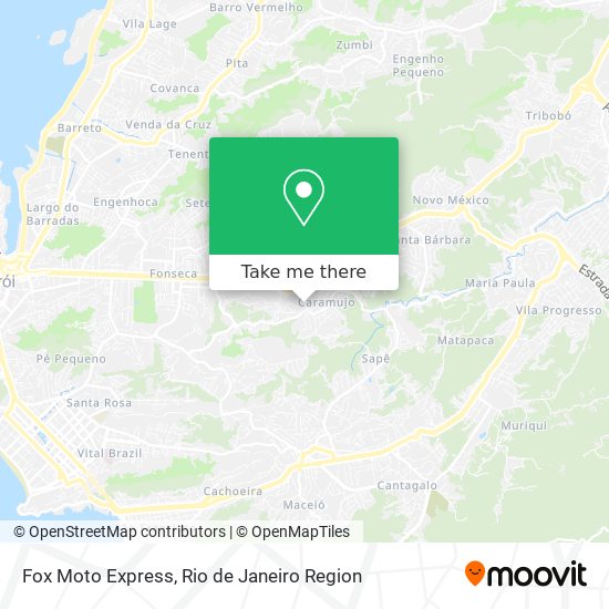 Fox Moto Express map