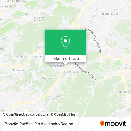 Bonzão Rações map