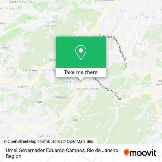 Mapa Umei Governador Eduardo Campos