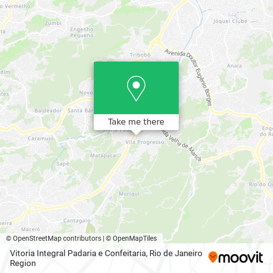 Vitoria Integral Padaria e Confeitaria map