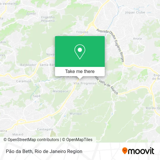 Pão da Beth map