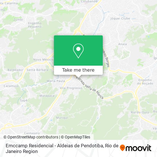 Emccamp Residencial - Aldeias de Pendotiba map