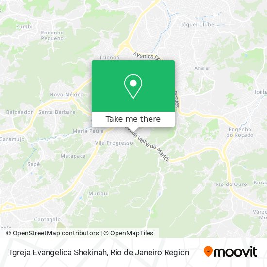 Igreja Evangelica Shekinah map