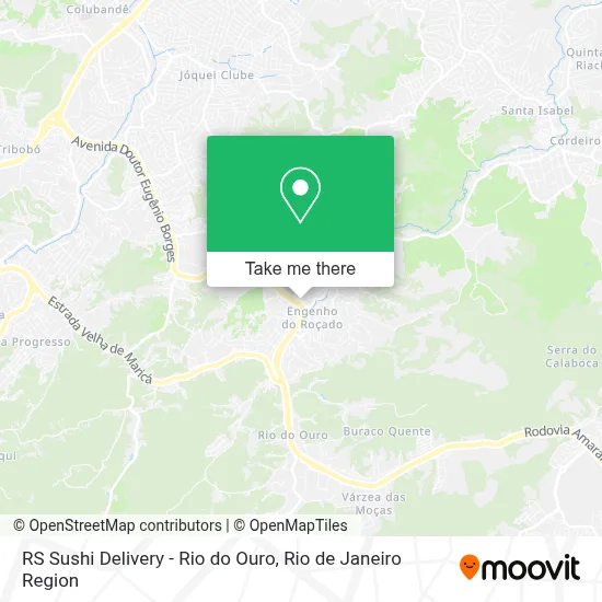 RS Sushi Delivery - Rio do Ouro map