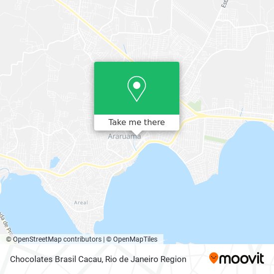 Chocolates Brasil Cacau map