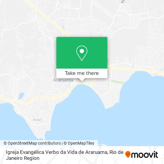 Igreja Evangélica Verbo da Vida de Araruama map