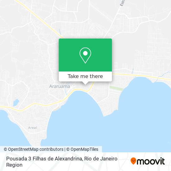 Mapa Pousada 3 Filhas de Alexandrina