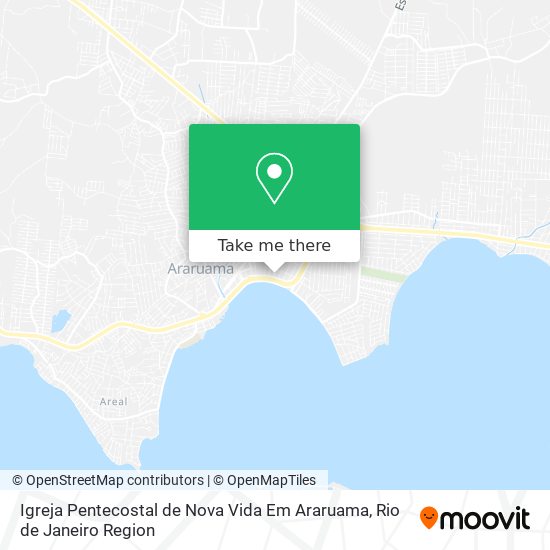 Mapa Igreja Pentecostal de Nova Vida Em Araruama