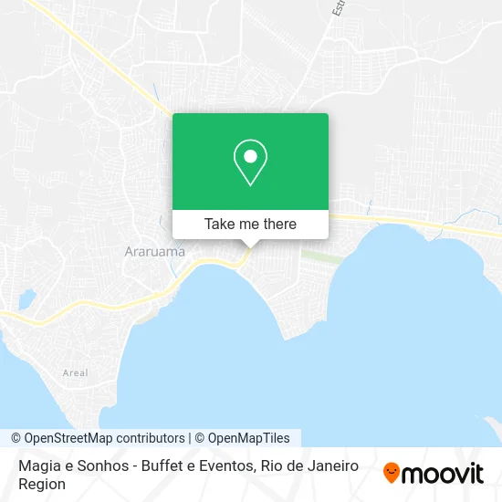 Magia e Sonhos - Buffet e Eventos map