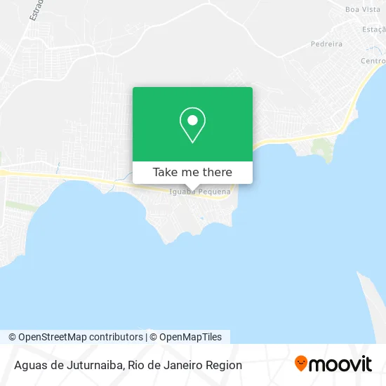 Aguas de Juturnaiba map