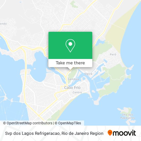 Svp dos Lagos Refrigeracao map
