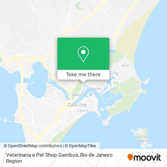 Veterinaria e Pet Shop Gamboa map