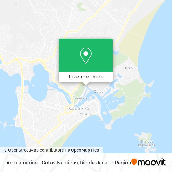Acquamarine - Cotas Náuticas map