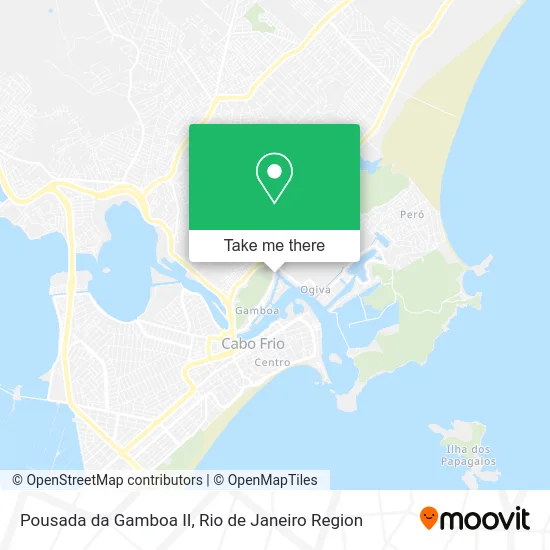 Pousada da Gamboa II map