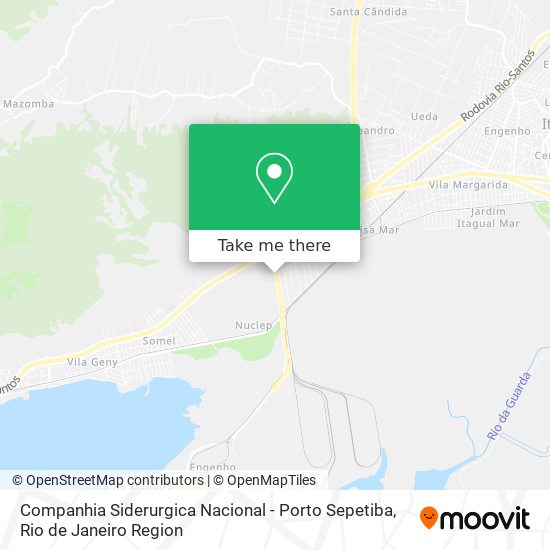 Companhia Siderurgica Nacional - Porto Sepetiba map