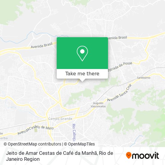 Jeito de Amar Cestas de Café da Manhã map